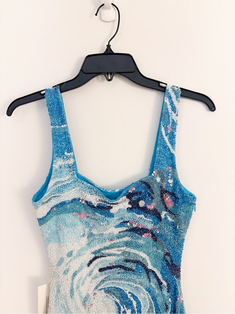New Staud Le Sable Tidal Wave Beaded Dress - Picture 11 of 11